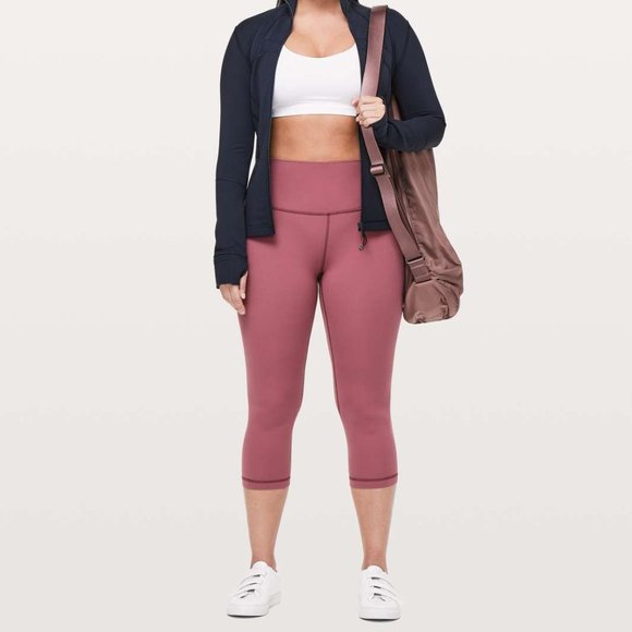 lululemon athletica Pants - Lululemon Align Crop *21" Misty Merlot